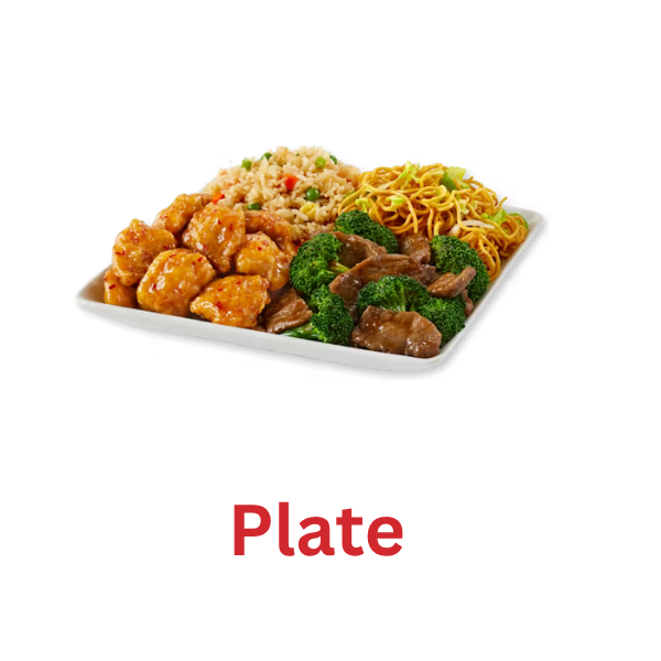 Plate panda express